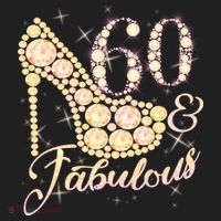 Fabulous & 60 Sparkly Heel 60th Birthday Hat thumb 2