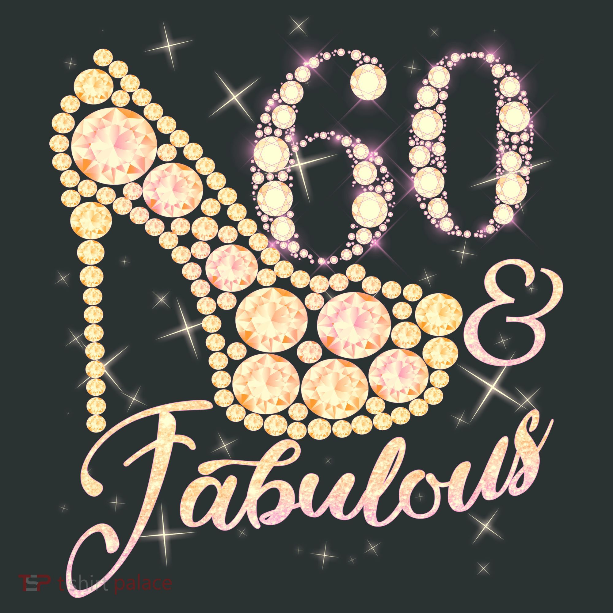 Fabulous & 60 Sparkly Heel 60th Birthday Women's Long Sleeve Shirt