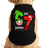 Funny 6-7 Six Seven Christmas Elf Santa Xmax 67 Doggie Tank thumb 0