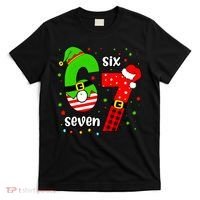 Funny 6-7 Six Seven Christmas Elf Santa Xmax 67 T-Shirt thumb 0