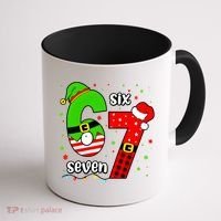 Funny 6-7 Six Seven Christmas Elf Santa Xmax 67 Coffee Mug thumb 1