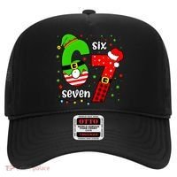 Funny 6-7 Six Seven Christmas Elf Santa Xmax 67 Hat thumb 0