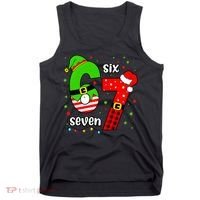 Funny 6-7 Six Seven Christmas Elf Santa Xmax 67 Tank Top thumb 0