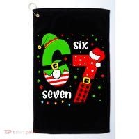 Funny 6-7 Six Seven Christmas Elf Santa Xmax 67 Golf Towel thumb 0