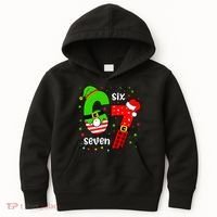 Funny 6-7 Six Seven Christmas Elf Santa Xmax 67 Kids Hoodie thumb 0