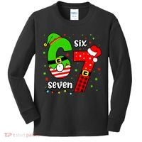 Funny 6-7 Six Seven Christmas Elf Santa Xmax 67 Kids Long Sleeve Shirt thumb 0