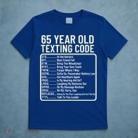 Funny 65 Year Old Texting Code Birthday T-Shirt thumb 5