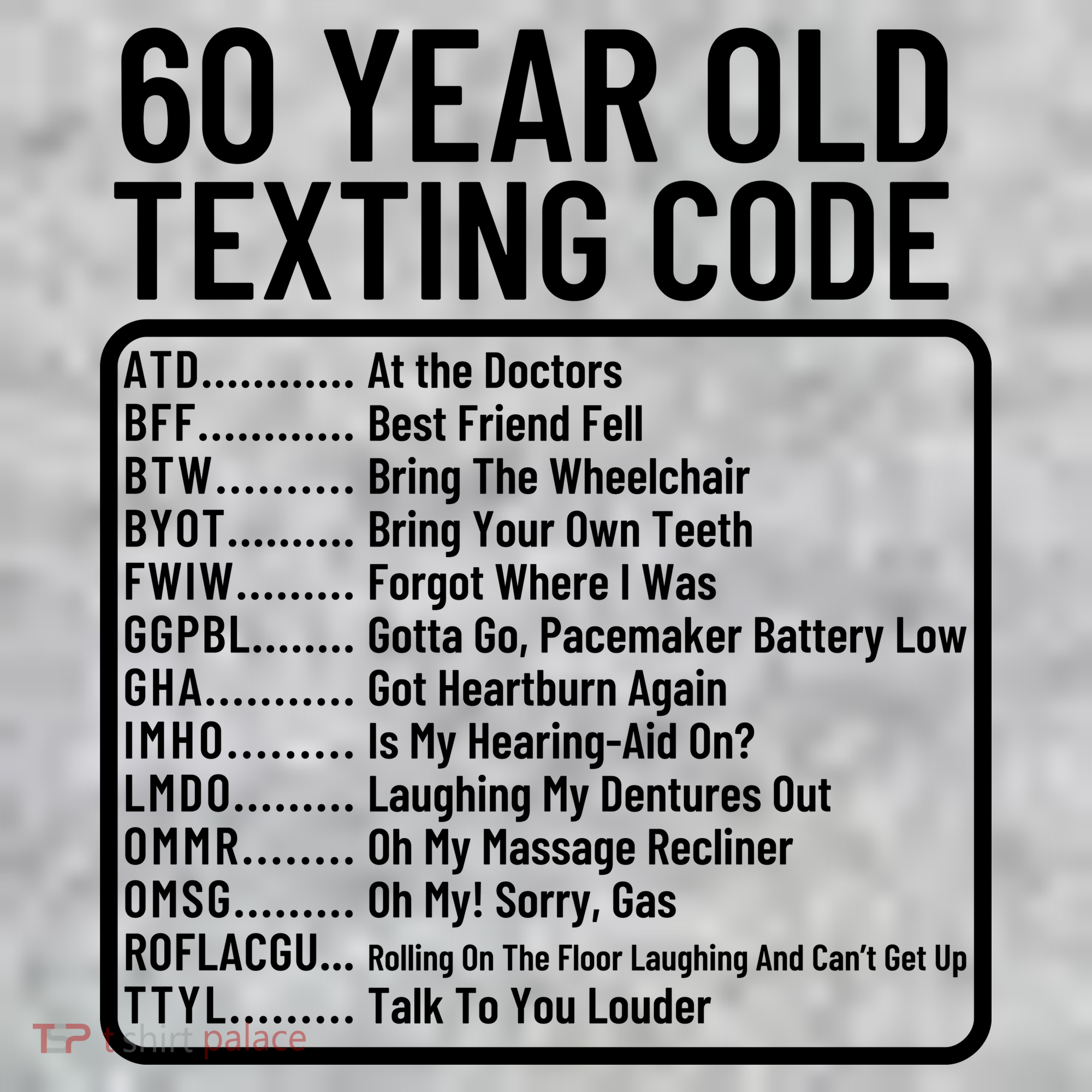 Funny 60 Year Old Texting Code Birthday The Baniff Cuffed Pom Beanie