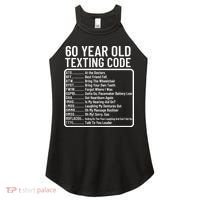 Funny 60 Year Old Texting Code Birthday Women's Perfect Tri Rocker Tank thumb 0