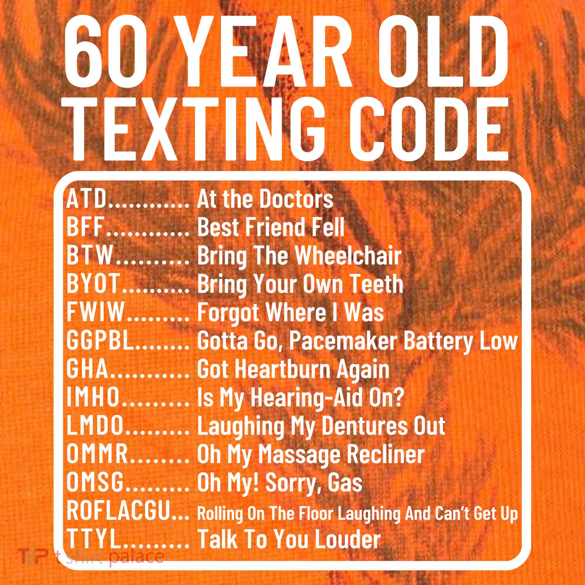 Funny 60 Year Old Texting Code Birthday Kati Licensed 12" Camo Cuffed Beanie