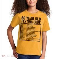 Funny 60 Year Old Texting Code Birthday Kids T-Shirt thumb 2