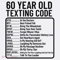 Funny 60 Year Old Texting Code Birthday Garment-Dyed Sweatshirt thumb 2
