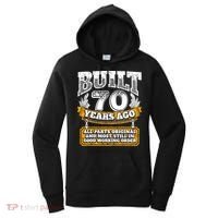 Funny 70th Birthday Gift BDay Gift Saying Age 70 Year Joke Women's Hoodie thumb 0