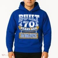 Funny 70th Birthday Gift BDay Gift Saying Age 70 Year Joke Hoodie thumb 2
