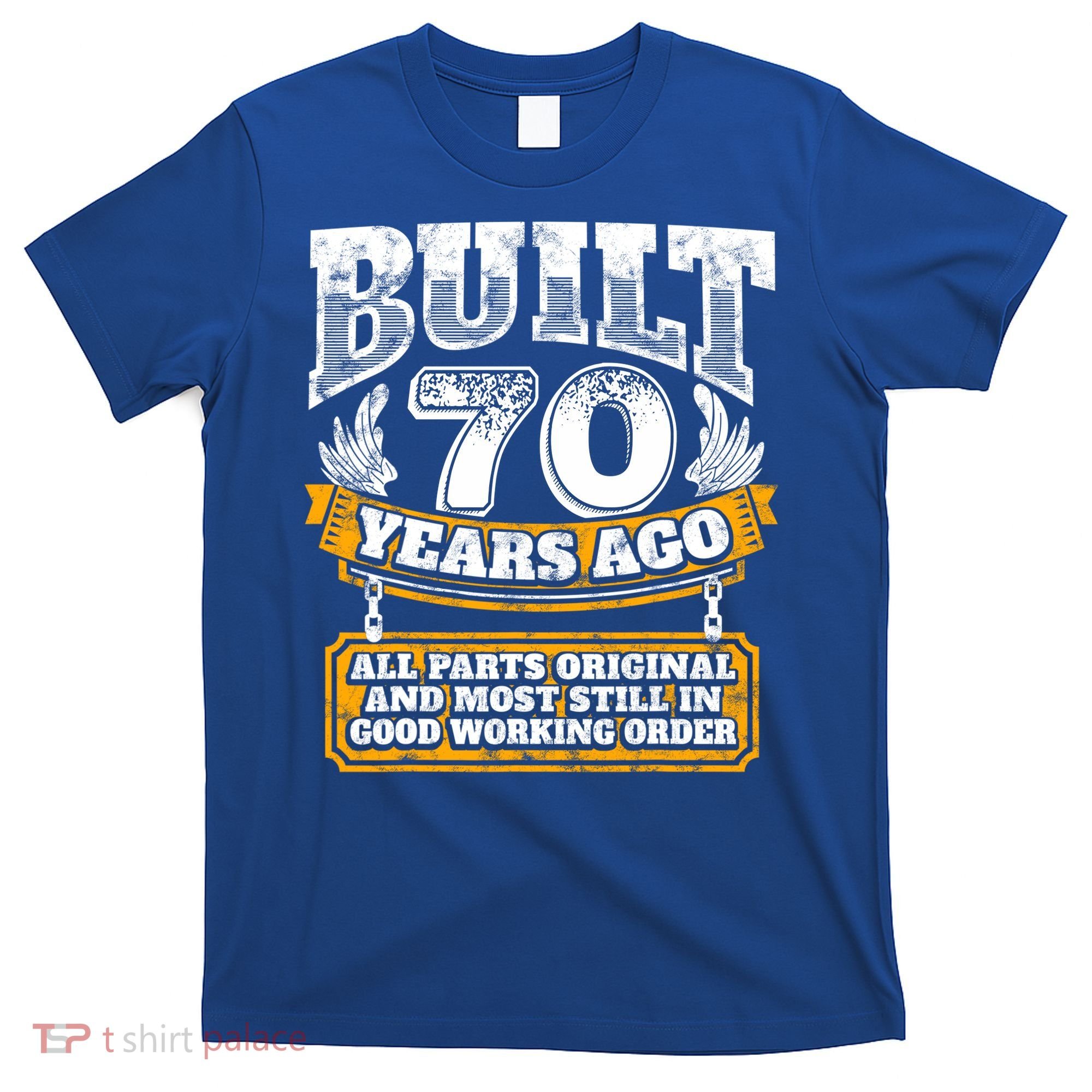 Funny 70th Birthday Gift BDay Gift Saying Age 70 Year Joke T-Shirt
