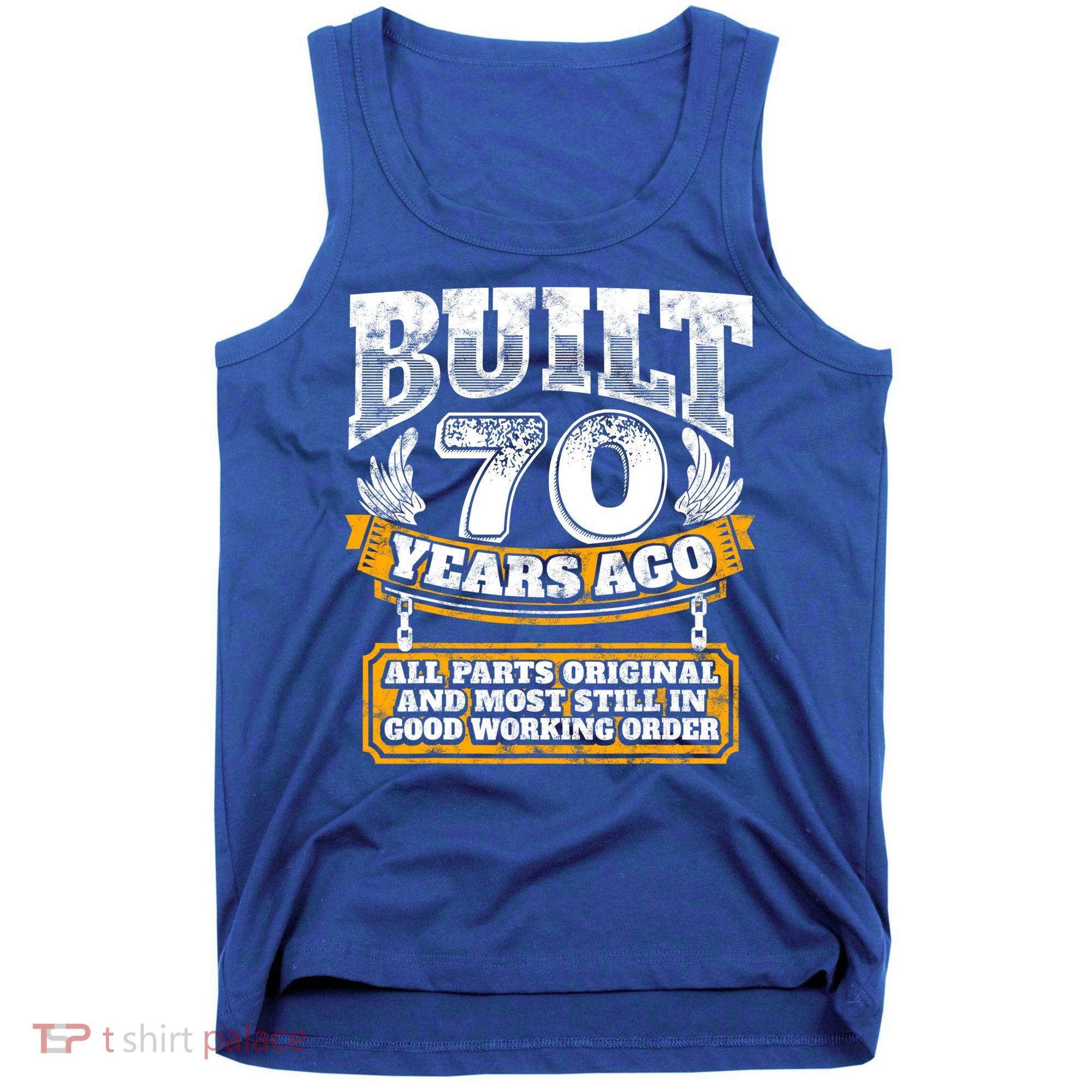 Funny 70th Birthday Gift BDay Gift Saying Age 70 Year Joke Tank Top