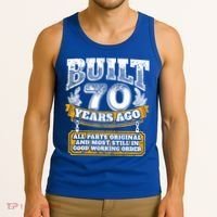 Funny 70th Birthday Gift BDay Gift Saying Age 70 Year Joke Tank Top thumb 3
