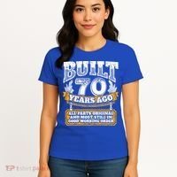 Funny 70th Birthday Gift BDay Gift Saying Age 70 Year Joke Women's T-Shirt thumb 4