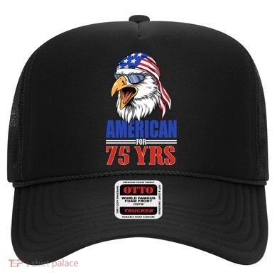 Funny 75th Birthday Gift Usa Eagle Patriotic Gift Cool Gift Hat