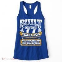 Funny 77th Birthday Gift BDay Gift Saying Age 77 Year Joke Women's Tank Top thumb 0