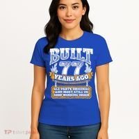 Funny 77th Birthday Gift BDay Gift Saying Age 77 Year Joke Women's T-Shirt thumb 4