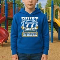 Funny 77th Birthday Gift BDay Gift Saying Age 77 Year Joke Kids Hoodie thumb 2