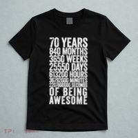 Funny 70th Birthday Old Meter Funny 70 Year Old Gifts T-Shirt thumb 5