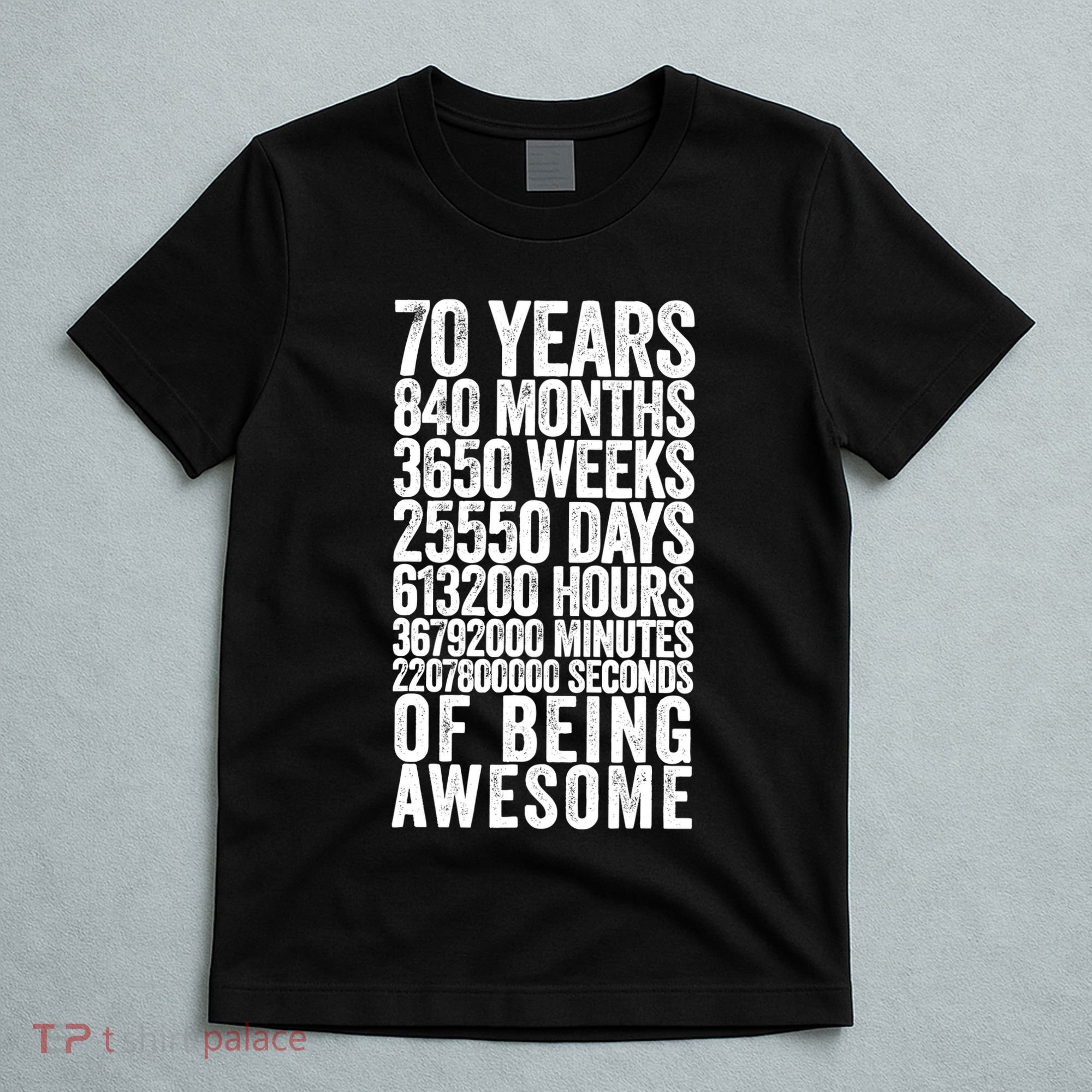 Funny 70th Birthday Old Meter Funny 70 Year Old Gifts T-Shirt
