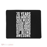 Funny 70th Birthday Old Meter Funny 70 Year Old Gifts Mousepad thumb 0