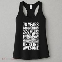 Funny 70th Birthday Old Meter Funny 70 Year Old Gifts Women's Tank Top thumb 3