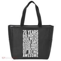 Funny 70th Birthday Old Meter Funny 70 Year Old Gifts Tote Bag thumb 0
