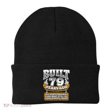 Funny 79th Birthday Gift BDay Gift Saying Age 79 Year Joke Beanie