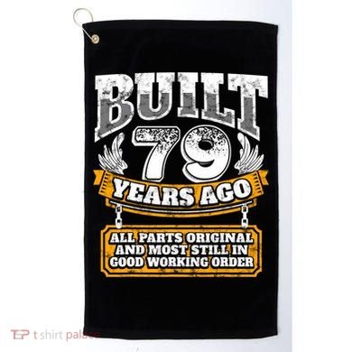 Funny 79th Birthday Gift BDay Gift Saying Age 79 Year Joke Golf Towel