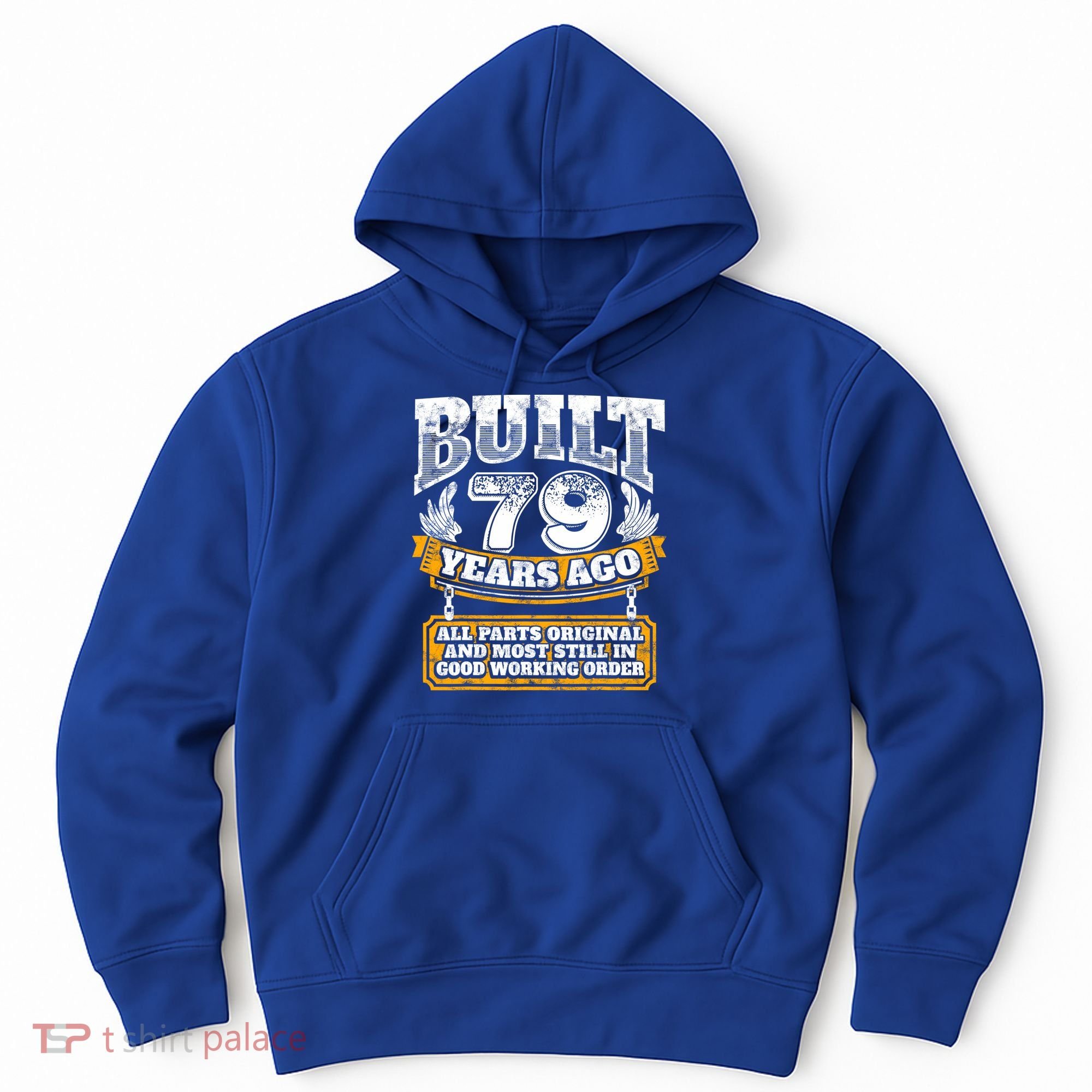 Funny 79th Birthday Gift BDay Gift Saying Age 79 Year Joke Hoodie