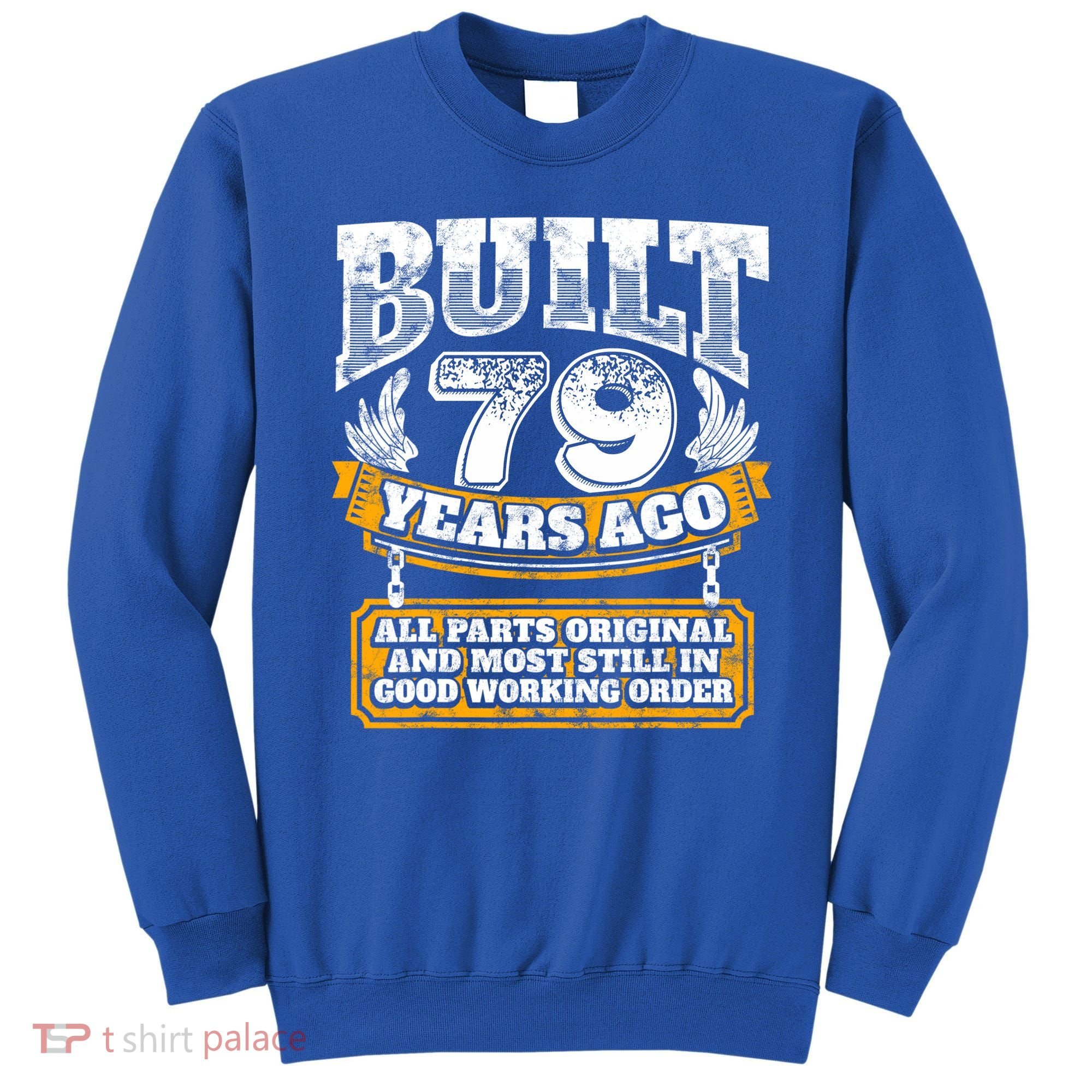 Funny 79th Birthday Gift BDay Gift Saying Age 79 Year Joke Sweatshirt