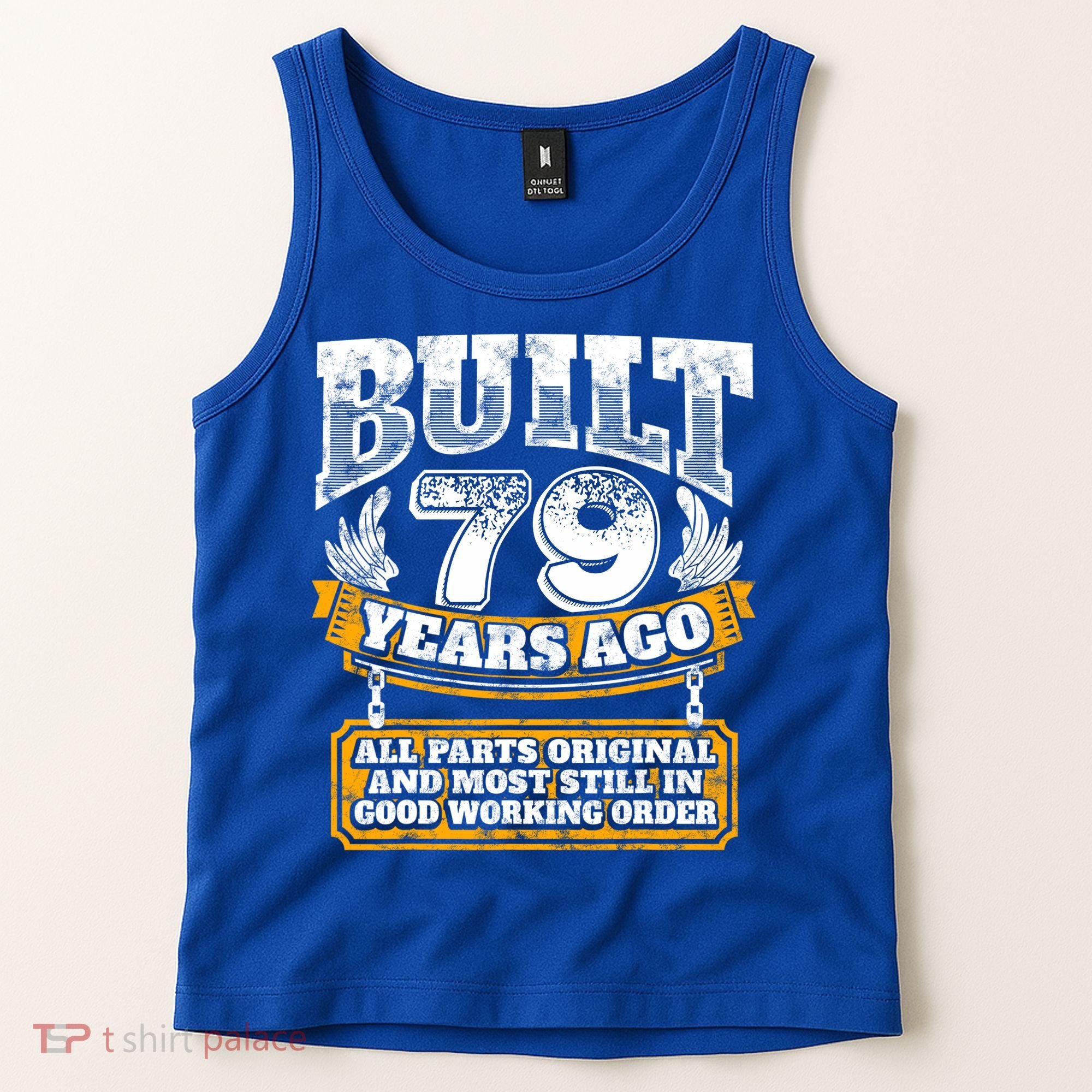 Funny 79th Birthday Gift BDay Gift Saying Age 79 Year Joke Tank Top
