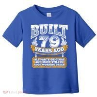 Funny 79th Birthday Gift BDay Gift Saying Age 79 Year Joke Toddler T-Shirt thumb 0