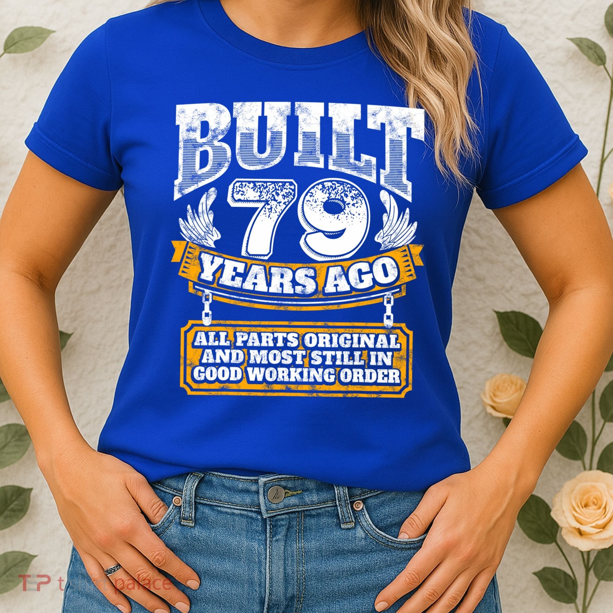 Funny 79th Birthday Gift BDay Gift Saying Age 79 Year Joke Women's T-Shirt