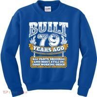 Funny 79th Birthday Gift BDay Gift Saying Age 79 Year Joke Kids Sweatshirt thumb 0