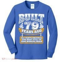 Funny 79th Birthday Gift BDay Gift Saying Age 79 Year Joke Kids Long Sleeve Shirt thumb 0