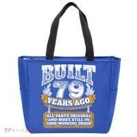 Funny 79th Birthday Gift BDay Gift Saying Age 79 Year Joke Tote Bag thumb 0