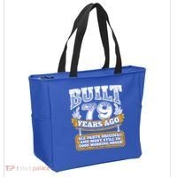 Funny 79th Birthday Gift BDay Gift Saying Age 79 Year Joke Tote Bag thumb 2