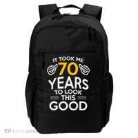 Funny 70th Birthday Gift, Took Me 70 Years 70 Year Old Backpack thumb 0