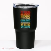 Funny 75th Birthday Old Meter Funny 75 Year Old Gifts Tumbler thumb 0