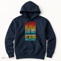 Funny 75th Birthday Old Meter Funny 75 Year Old Gifts Hoodie thumb 0