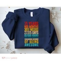 Funny 75th Birthday Old Meter Funny 75 Year Old Gifts Sweatshirt thumb 2