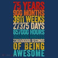 Funny 75th Birthday Old Meter Funny 75 Year Old Gifts Sweatshirt thumb 3