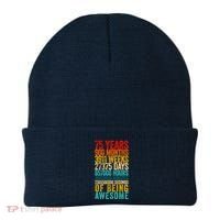 Funny 75th Birthday Old Meter Funny 75 Year Old Gifts Beanie thumb 0