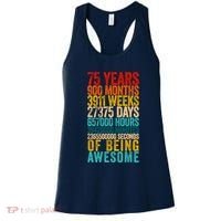 Funny 75th Birthday Old Meter Funny 75 Year Old Gifts Women's Tank Top thumb 0