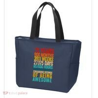 Funny 75th Birthday Old Meter Funny 75 Year Old Gifts Tote Bag thumb 3